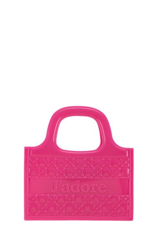 JADORE Top Handle Crossbody Jelly Bag-9 Colors