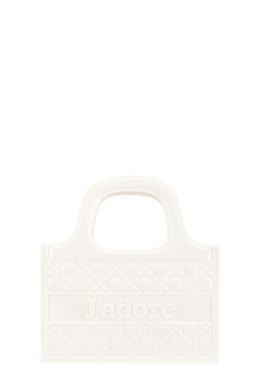 JADORE Top Handle Crossbody Jelly Bag-9 Colors