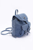 Denim Fashion Backpack- 2 Shades