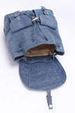 Denim Fashion Backpack- 2 Shades