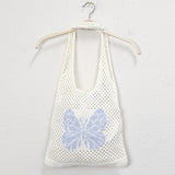 Butterfly Crochet Tote Bag-2 Colors