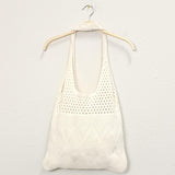 Zigzag Crochet Tote Bag- 2 Colors