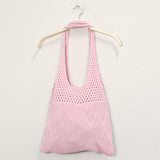 Zigzag Crochet Tote Bag- 2 Colors