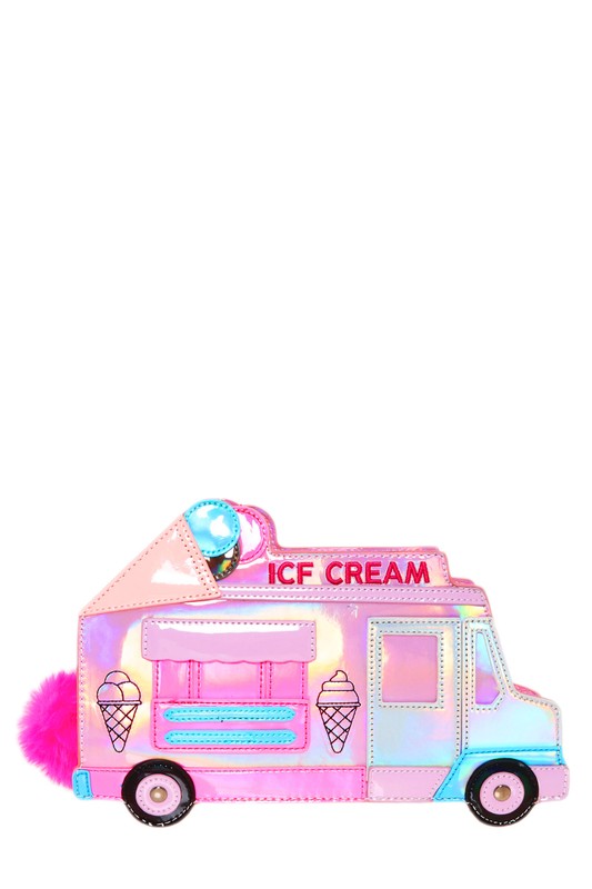 Holographic Ice Cream Truck Novelty Bag- 2 Colors