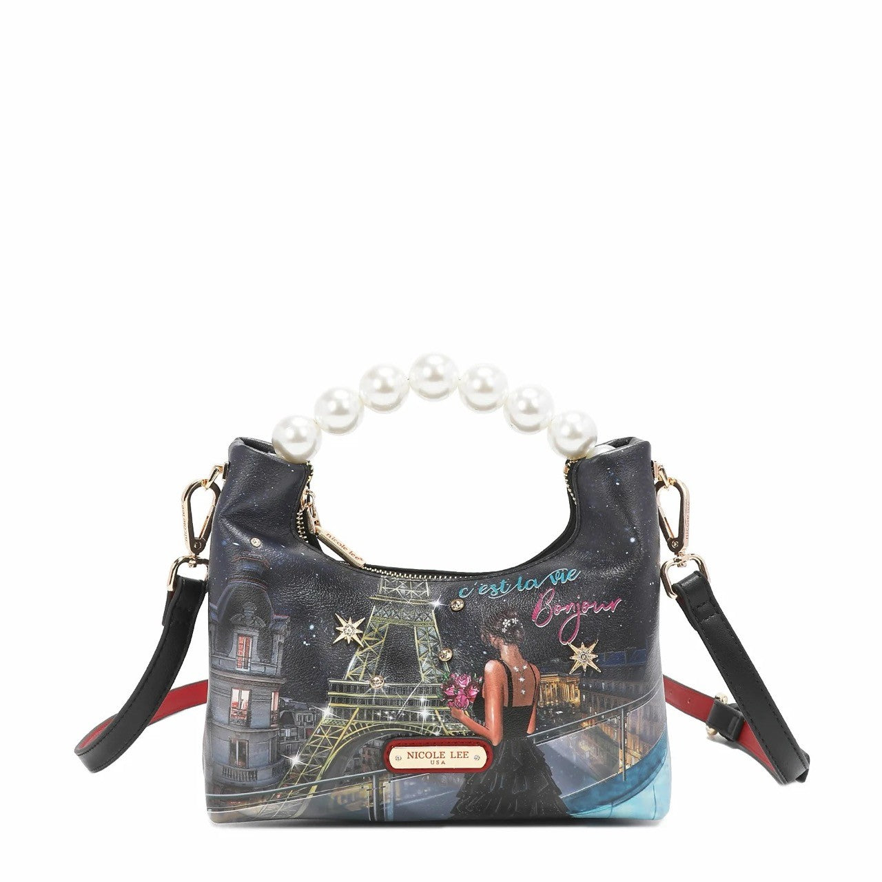 Nicole Lee USA Tonight For You Pearl Handbag
