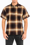 Men's Plaid Short Sleeve Flannel- 8 Colors