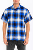 Men's Plaid Short Sleeve Flannel- 8 Colors