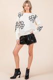 Floral Embroidered Knit Sweater Top-3 Colors