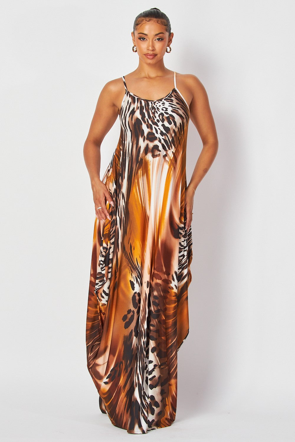 Jungle Queen Maxi Loose Dress