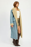 DENIM MAXI COAT-2 COLORS