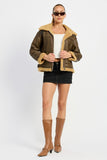 SHEARLING MOTO JACKET-2 COLORS