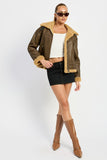 SHEARLING MOTO JACKET-2 COLORS