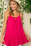 RUFFLED BOTTOM TUNIC TANK TOP-4 COLORS