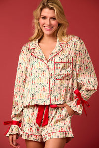 Christmas Toy Soldier Prints Pajama Set- PreOrder