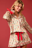 Christmas Toy Soldier Prints Pajama Set- PreOrder