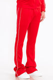 Men's Side Pipe Stacked Flare Pants- 5 Colors