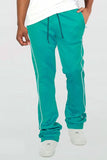 Men's Side Pipe Stacked Flare Pants- 6 Colors