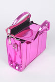 Metallic Mirror Small Tote Bag-3 Colors