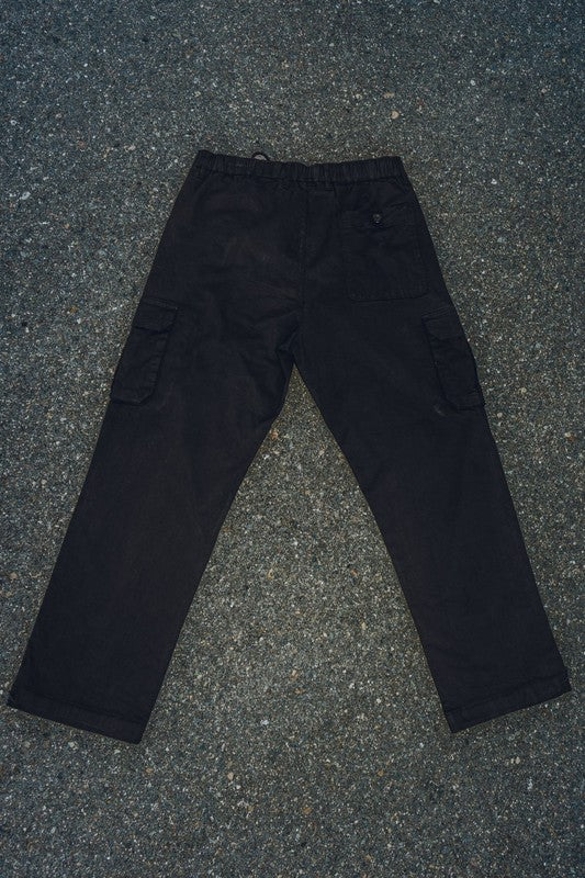 Men's Twill Relaxed Fit Cargo Pant-4 Colors