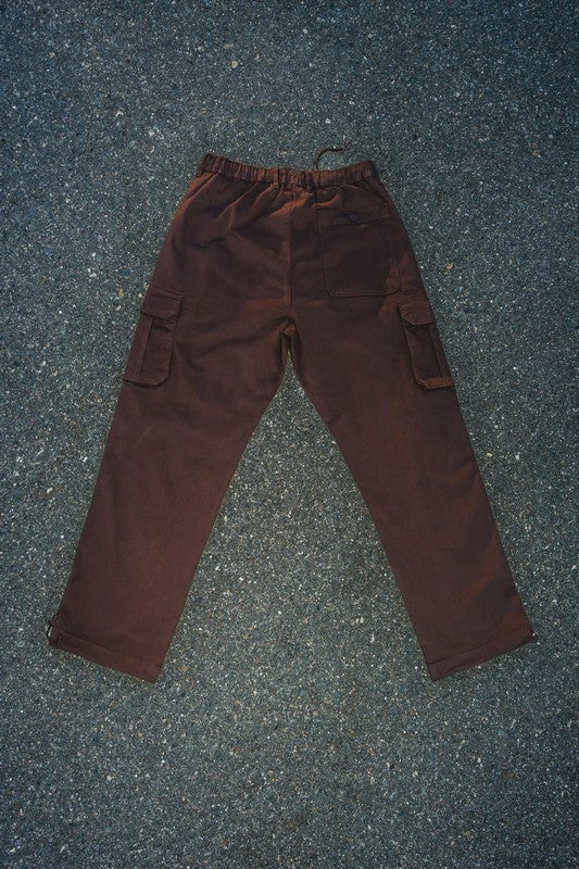 Men's Twill Relaxed Fit Cargo Pant-4 Colors