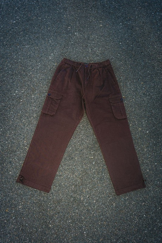 Men's Twill Relaxed Fit Cargo Pant-4 Colors