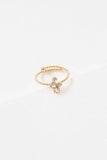 Crystal Bubble Adjustable Ring