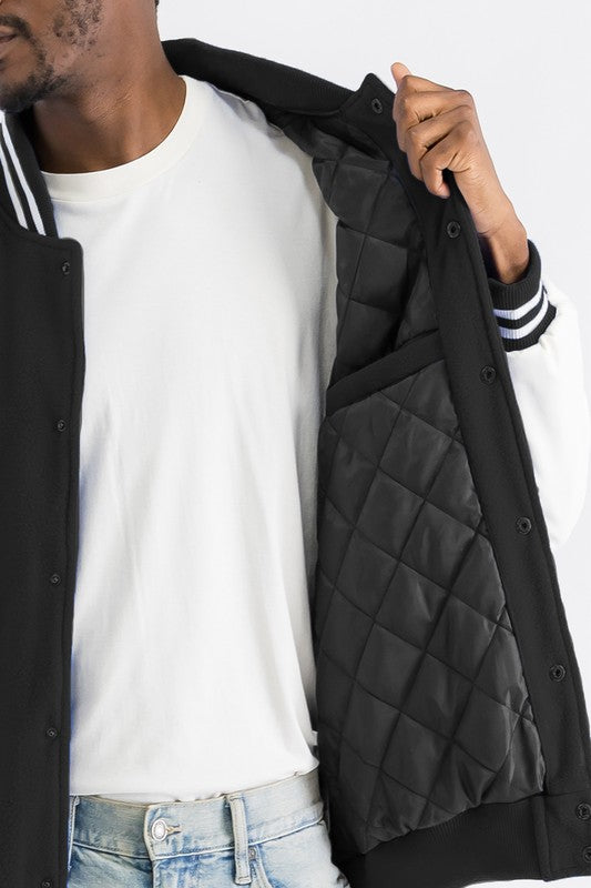 Melton Lettermans Varsity Jacket- 8 Colors