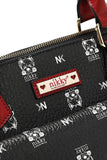 Authentic Nicole Lee  "Nikky Meow" Dome Bag- Black