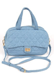 Quilted Denim Weekender Gym Bag- 3 Colors