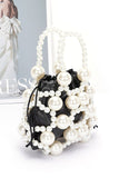 Faux Pearl Petite Convertible Swing Bag