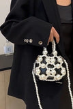 Faux Pearl Petite Convertible Swing Bag