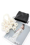 Faux Pearl Petite Convertible Swing Bag