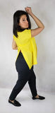 Sleeveless Top Cotton Shirt With Front Back Slits