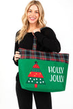 Christmas Tree Oversize Holiday Tote