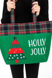 Christmas Tree Oversize Holiday Tote