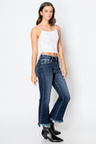 TUMMY CONTOL CORSET HIGH RISE CROP FLARE CAPRIS