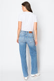 TUMMY CONTROL HIGH RISE RELAXED STRAIGHT LEG JEANS