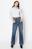 TUMMY CONTROL HIGH RISE MODERN WIDE JEANS