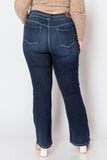 PLUS SIZE CORSET HIGH RISE DOUBLE WAIST BOOTCUT JEANS