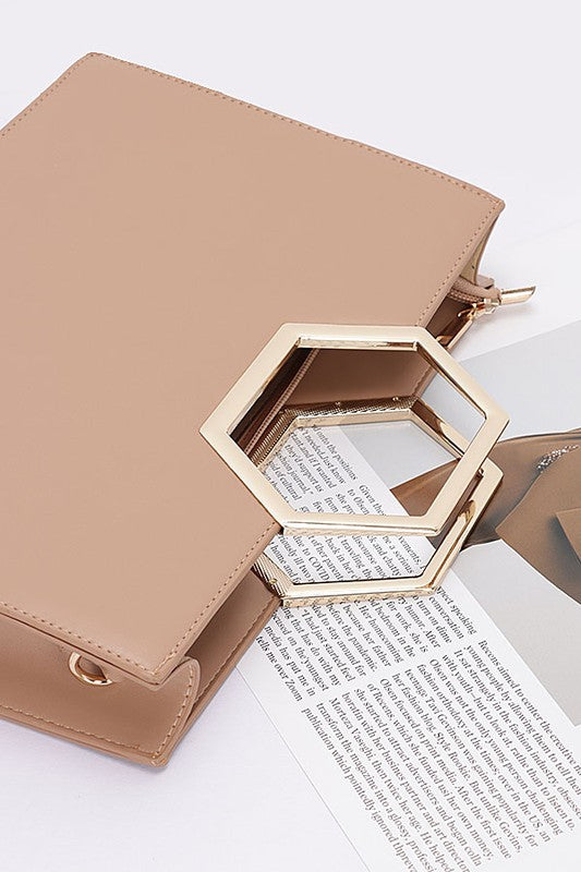 Top Handle Structured Tote Bag- 3 Colors