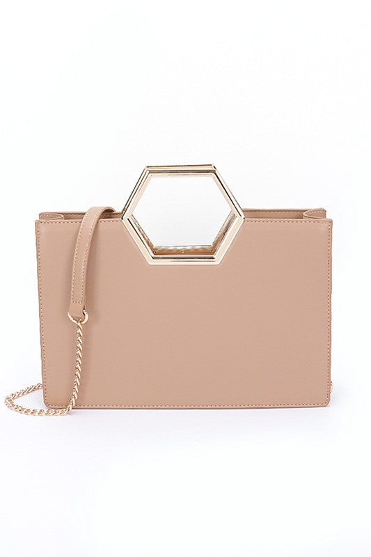 Top Handle Structured Tote Bag- 3 Colors