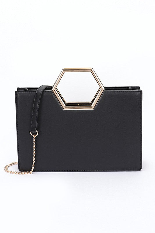 Top Handle Structured Tote Bag- 3 Colors