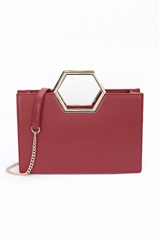 Top Handle Structured Tote Bag- 3 Colors