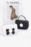 Camellia Flower Top Handle Swing Bag- 2 Colors