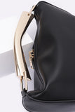 Gold Bar Handle Iconic Swing Bag- 4 Colors
