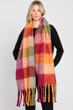 Soft Plaid Plushy Winter Scarf- 3 Colors