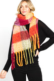 Soft Plaid Plushy Winter Scarf- 3 Colors