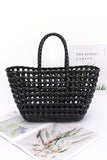 Open Weaved Small Jelly Tote- 4 Colors