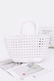 Open Weaved Small Jelly Tote- 4 Colors