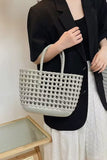 Open Weaved Small Jelly Tote- 4 Colors